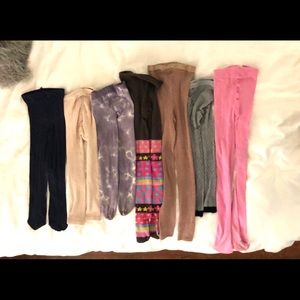 7 pairs of tights